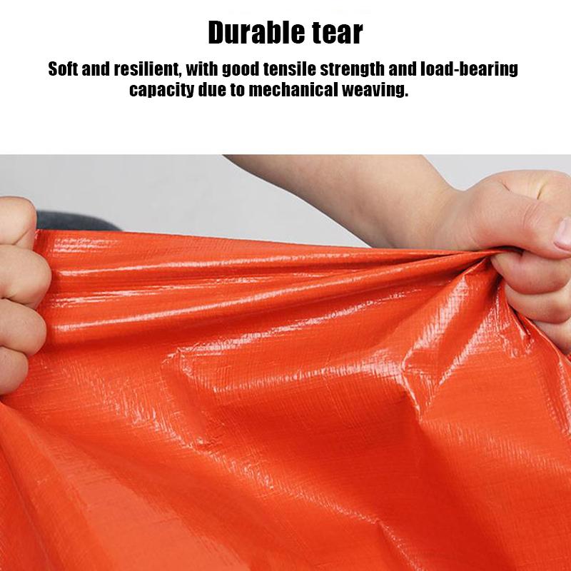 Sun And Rainproof Tarpaulin Rainproof Cloth Pe Material Waterproof Coating On Both Sides With Holes Multipurpose