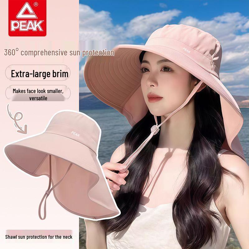 PEAK Sun Protection Hat - Large Brim UV Shield with Neck and Face Cover for Climbing and Outdoor Use