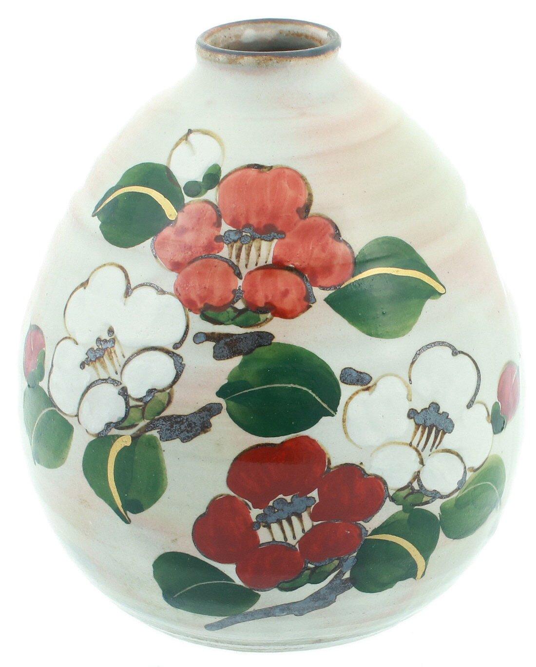 

Кё-яки, Киёмидзу-яки, Печь Сюндзан, Один цветок, Цветные пять трав, Камелия