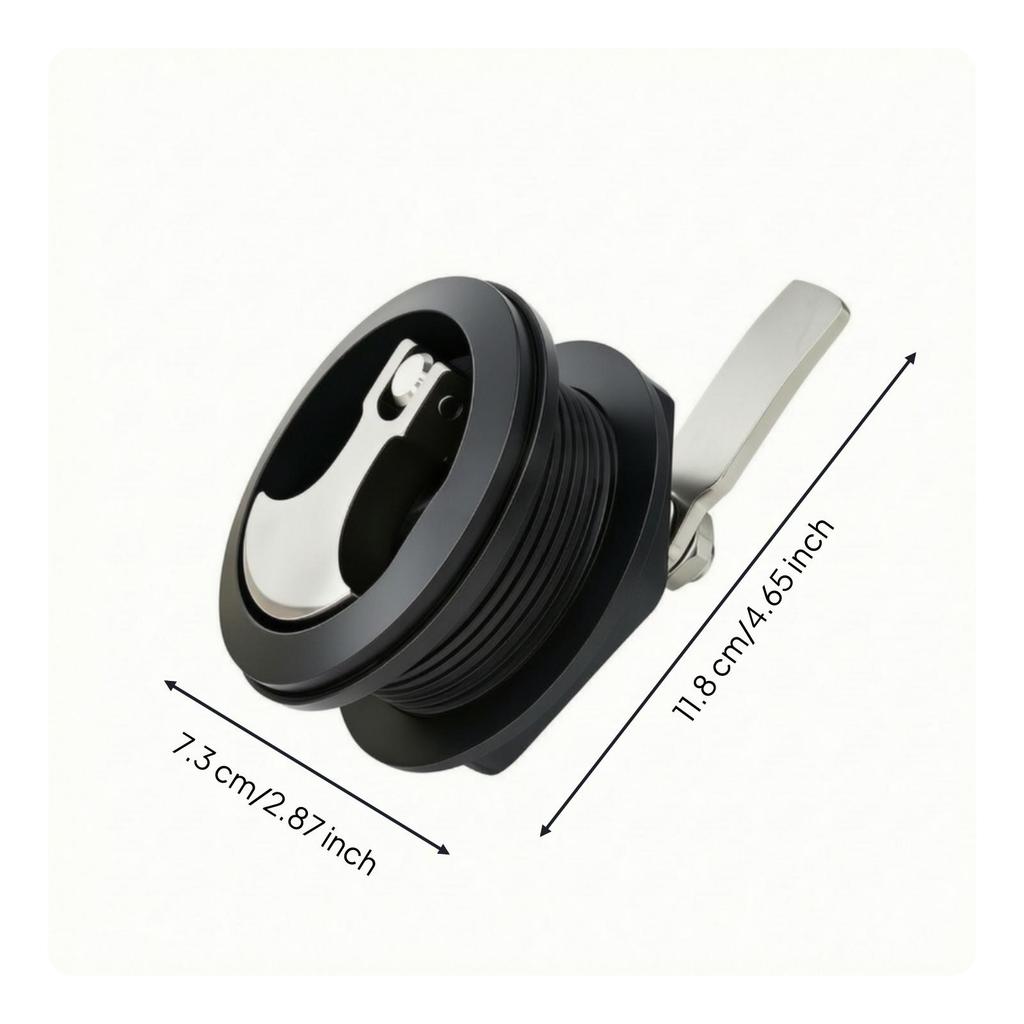 Marine Floor Lock Stainless Steel Locking Latch Adjustable for Hatch Cover