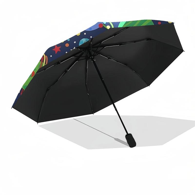 1pc Space Adventure for Umbrella with Plastic Handle,Suitable for All Seasons Home Travel Outdoor UmbrellaDD1659