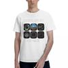 T-shirt Unisexe Avion Aviation Lot de 6 Instruunisext Accessoires Pilotes T-shirt Été Coton Col Rond Grande Taille T-shirt