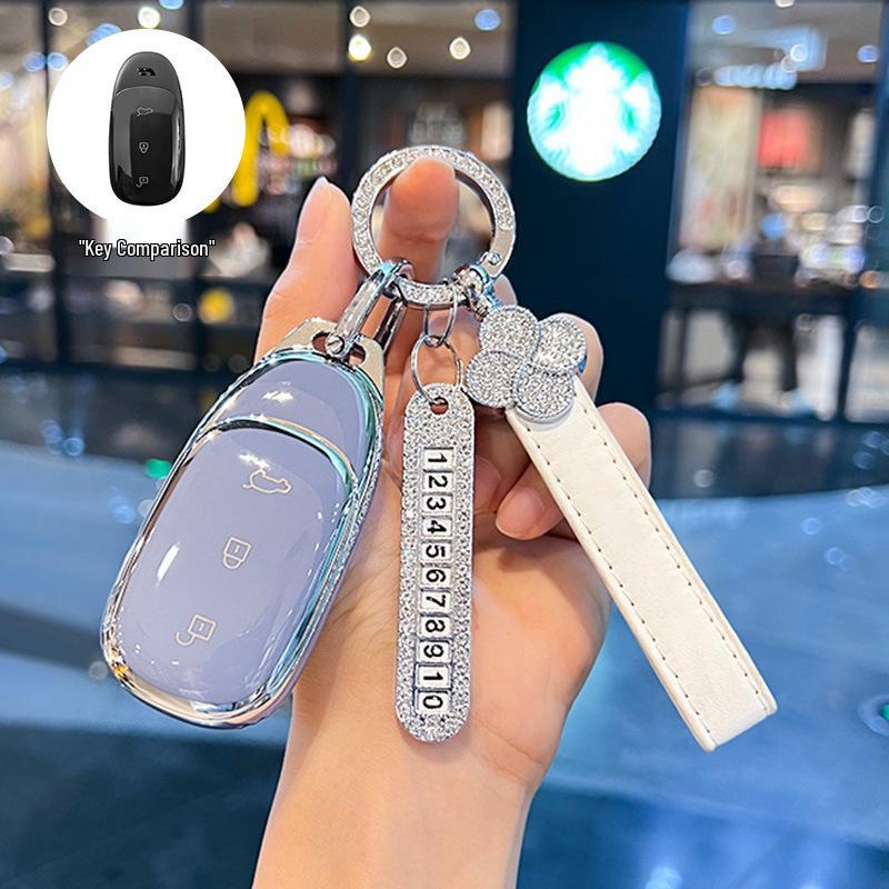 High-End Full-Coverage Car Key Cases & Buckles for 2020-2021 Li Auto ONE Models