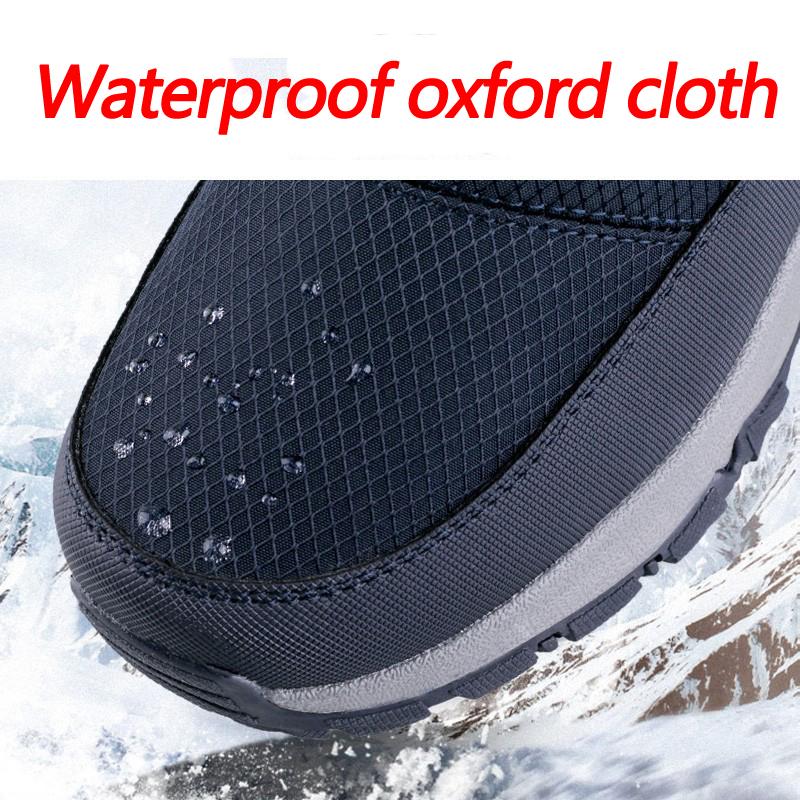 2024 Winter Boots For Men Women Plush Keep Warm Snow Boots Outdoors Hiking Boots Cotton Shoes Wear-Resisting Non-Slip Men Boots