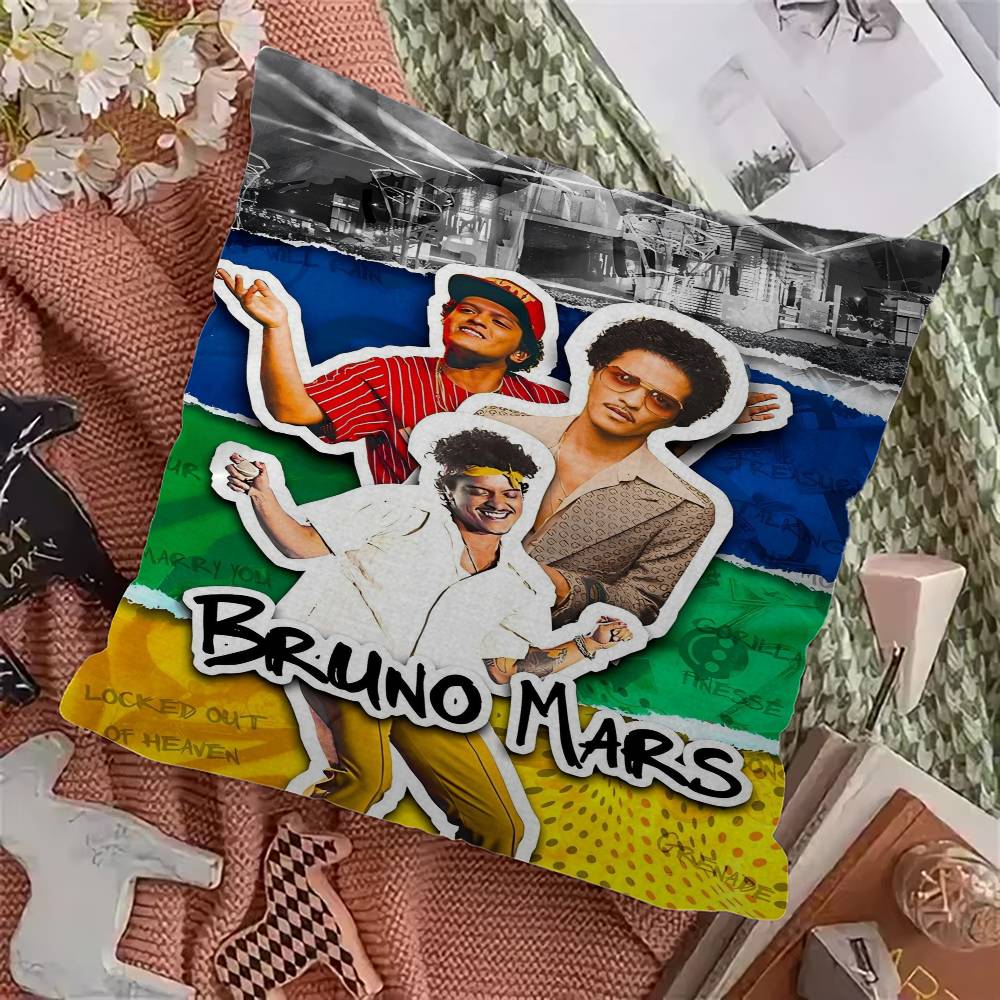 Singer B-Bruno M-Mars Pillow Cover For Bedroom Room And Living Room Sofa Decorative Cushion Cover