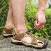 Letní horký výprodej Kožené Elastické Pánské Trekingové Sandály Protiskluzové Pánské Lezecké Sandály Pohodlné Pánské Sandály Velké Velikosti 38-48