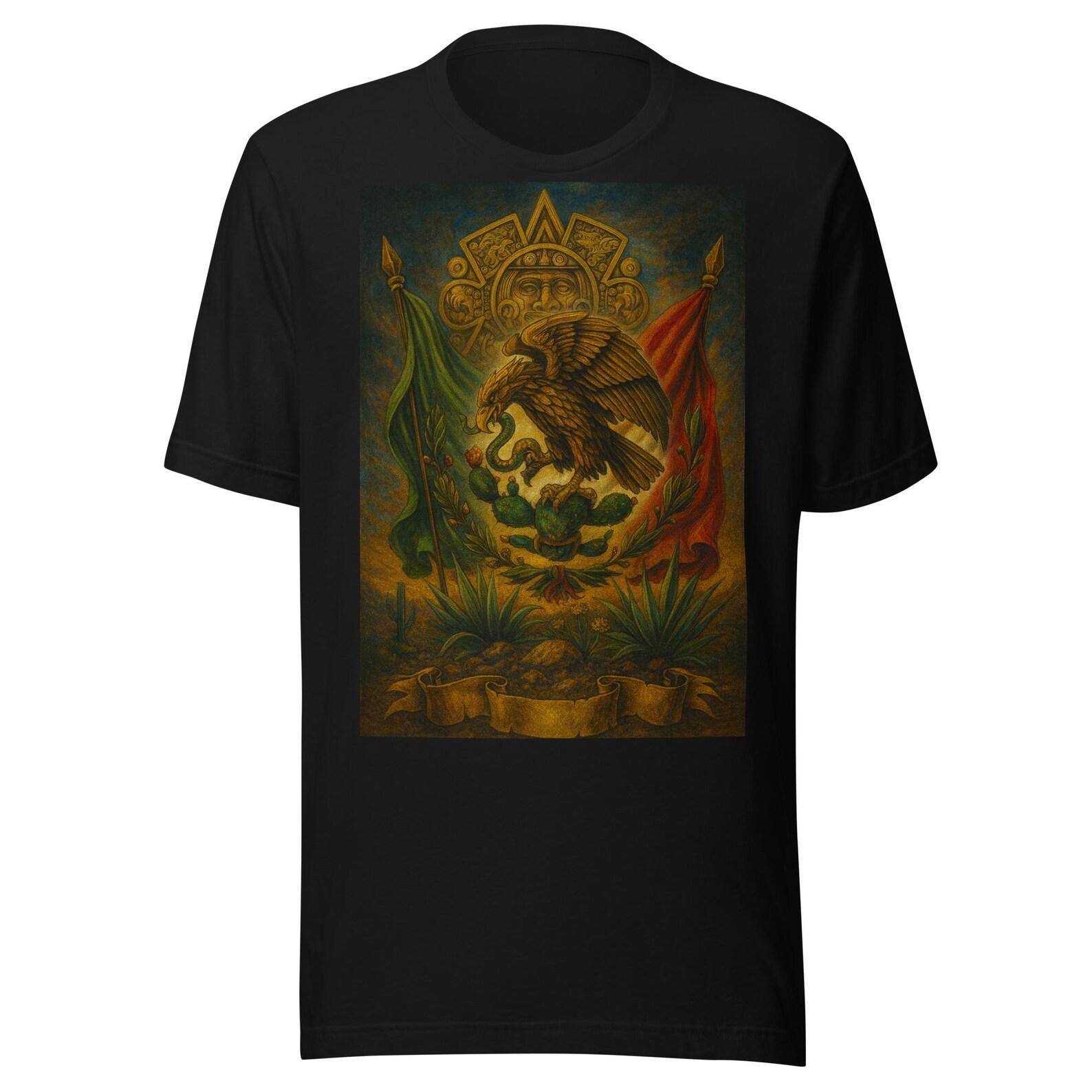 Eagle and Nopal — Spirit of Mexico Unisex t-shirt 2XL