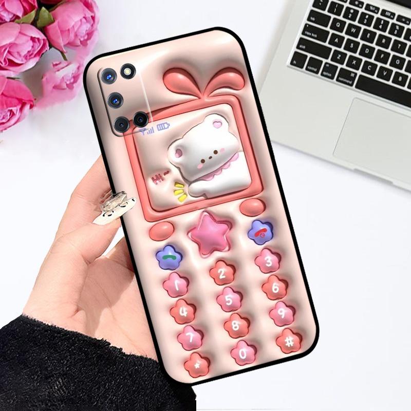 Case For Oppo A52 A72 A92 4G Coque Bumper For OPPO A92s 5G Cute Astronaut Soft Silicone TPU Phone Protective Fundas Capa Cover