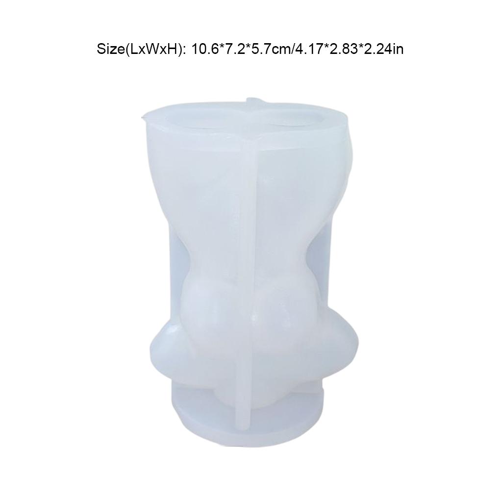 Decorative Silicone Mold Female Body Candle Making Moulds Candies Chocolate Dessert Baking Tool Household Kitchen Accessories