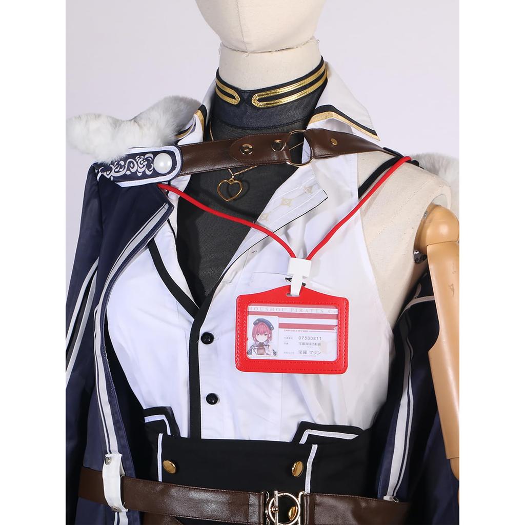 [Milky Time] Hololive Houshou Marine Cosplay Halloween VTuber President (L)