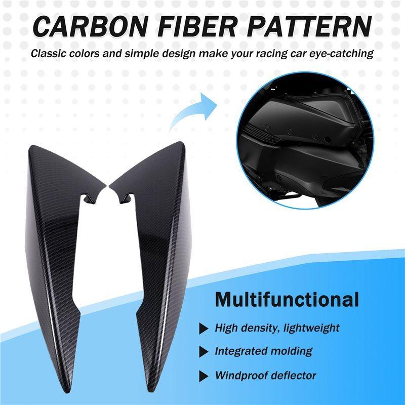 Motorcycle For XMAX 300 XMAX300 2024 Sport Downforce Aerodynamic Wing Deflector Front Spoiler Naked Style Carbon