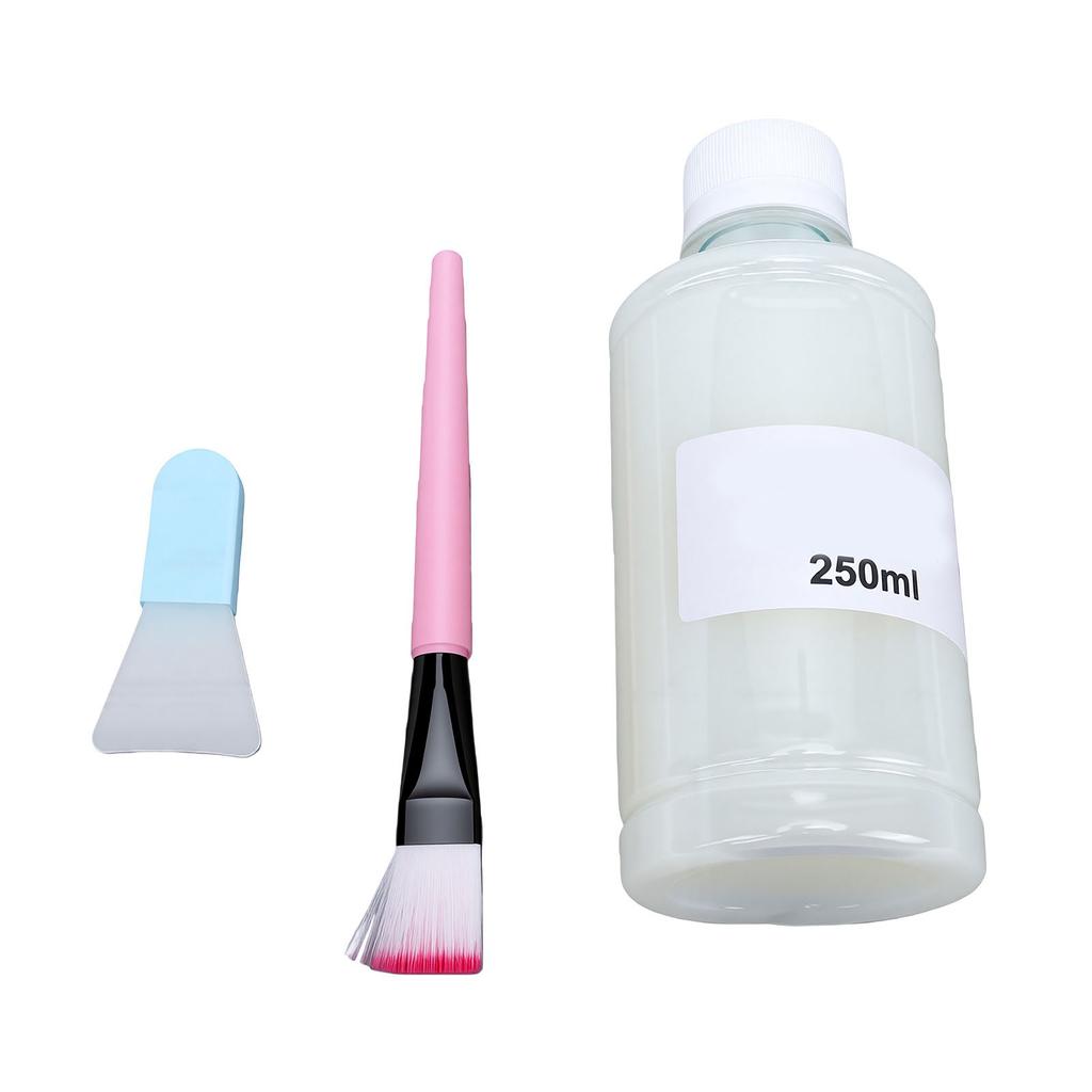2 Pcs Clay Varnish 250ml Prevent Cracking Scratch Wear High Glass Air Dry Clay Glaze for Plaster Pre Coated Metal Wood