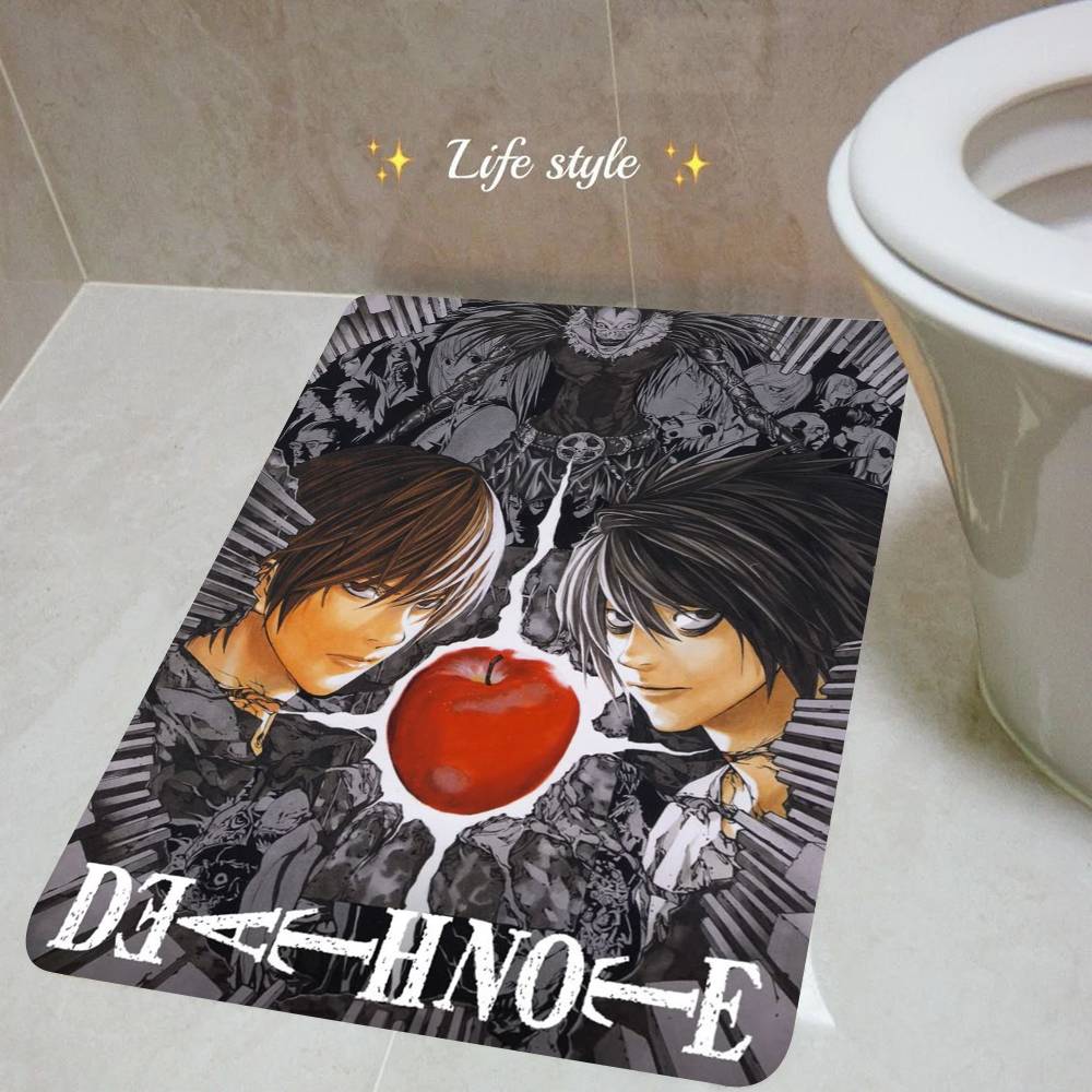Hot Anime Death Note(16) Room Mats Anti-slip Absorb Water Long Strip Cushion Bedroon Mat Household Carpets