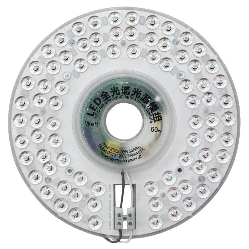 Full Spectrum LED Ceiling Fan Light with Magnetic Base and Wire Clips