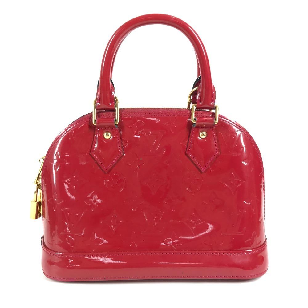 Louis Vuitton M91771 MonogramVernis Alma BB 2WAY Shoulder Bag Crossbody Hand Bag