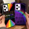 LGBT Rainbow Love Is Love Shockproof Phone Case for Xiaomi Redmi Note 15 14 13 12 Pro Plus 11 11S 11T 5G Cover Anti Fall Fundas