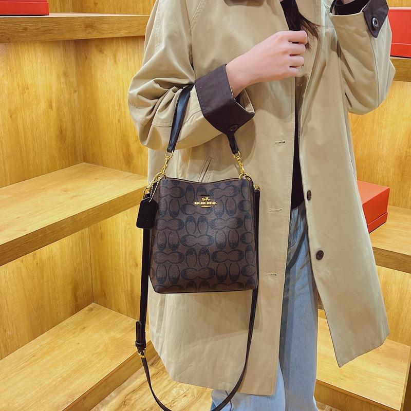 Women's Bag Bucket Bag Women's New Fashion Printed Handbag Versatile Large-capacity Shoulder Bag