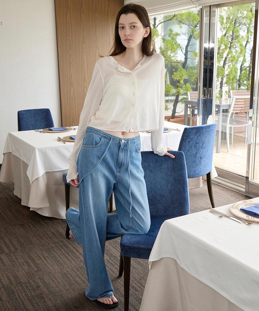 Leuba Light Linen Cardigan - Off White