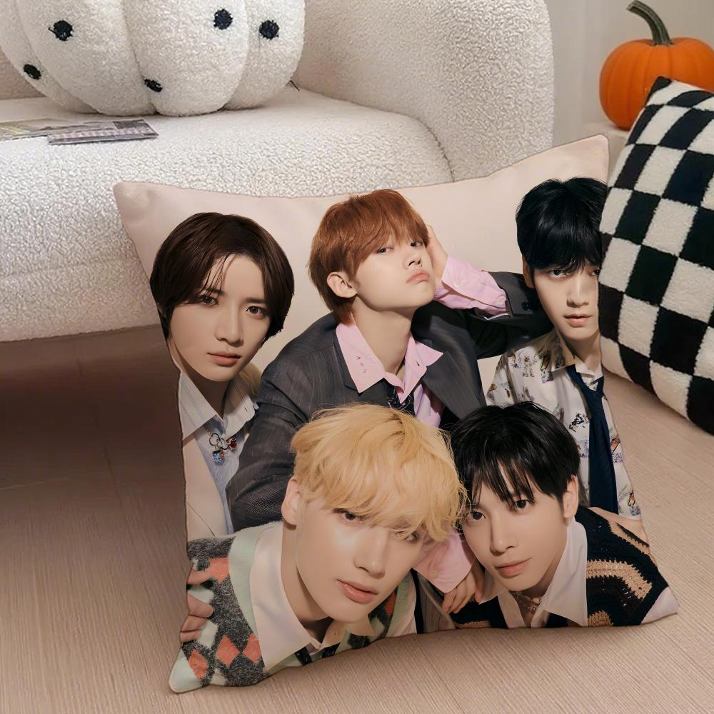 TTXT Cushion Cover Throw Pillow Cover Hidden Button Durable Polyester Chair Cushion 30X30cm
