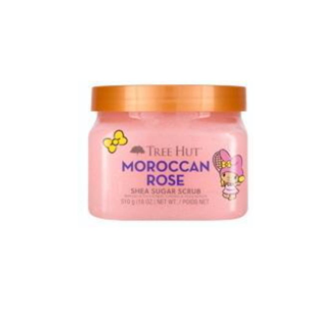 

[Sanrio Collaboration] Tree Hut Shea Sugar Scrub 510 g (17 Options) #MyMel-Moroccan Rose 510g