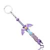 13CM Zeldas Master Sword Model Keychain Breath of The Wild Metal Pendant Keychain for Men Women Car Bag Jewelry Gift