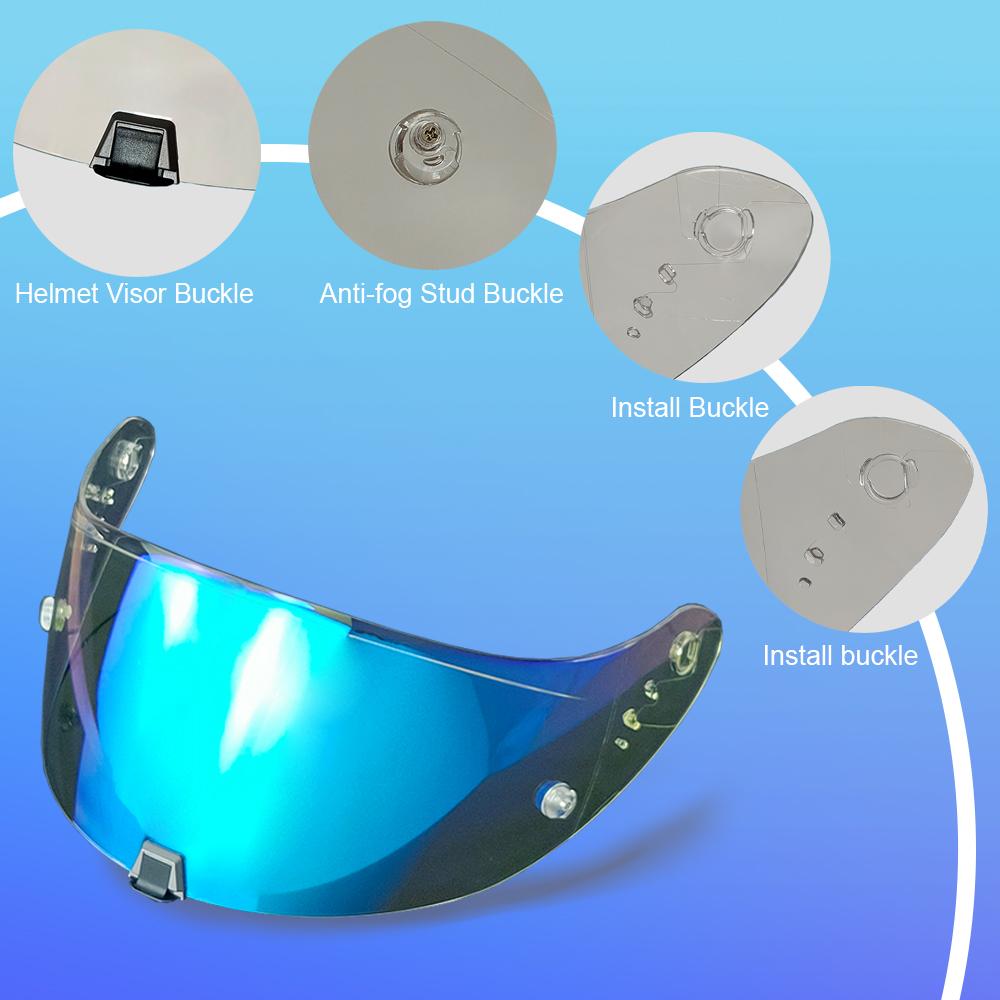 R1 Visors for Scorpion EXO-T520 ST1400 Protection Electroplated Dustproof visor Motorcycle helmet accessories