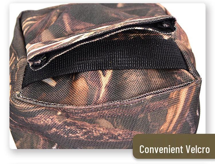 Camouflage Outdoor Cowhide Gun Rest Tactical Sandbag for Shooting and Military Enthusiasts