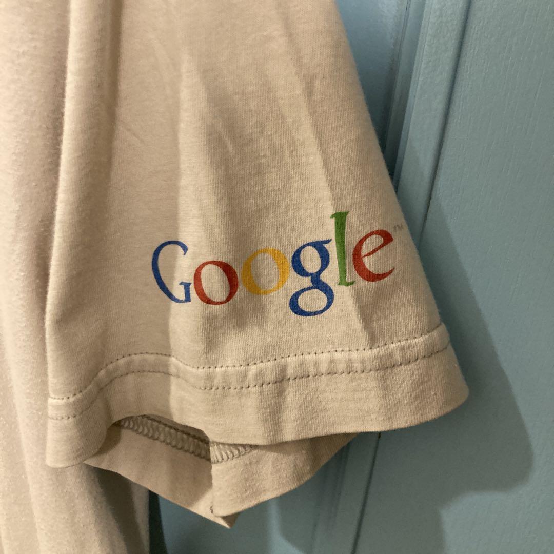 

[USED] Made in USA Google Corporate T-Shirt White Faded American Apparel