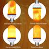 LED Simulated Dynamic Flame Bulb for Christmas and KTV Atmosphere, Blue Edged Flame Light
