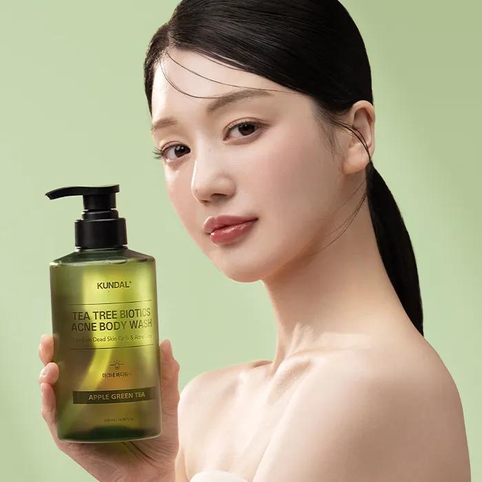 Tea Tree Biotics Acne Body Wash 500ml [Apple Green Tea]