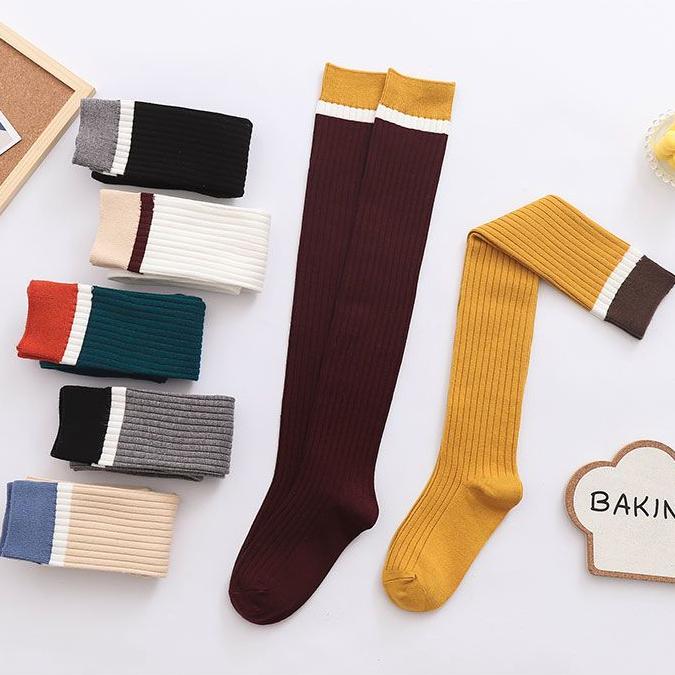 Strümpfe Damen Überkniestrümpfe Hohe Strümpfe Lange Socken Herbst Winter Dicke JK-Strümpfe