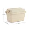 1Set Seasoning Dispenser Bottle Outdoor Storage Box Picnic BBQ Portable Sundries Box Plastic Jar Spice Storage Bag