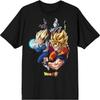 Dragon Ball Super Charakter Herren Schwarz Rundhals T-Shirt