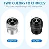 CSE1 3D new Car Wheel Tire Valve Caps Protection Cover For Mercedes benz A C E S Class AMG CLA CLS W212 GLC CLK W205 Auto Accessories