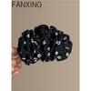 Women's National Style Hair Clip Bow with Floral Design