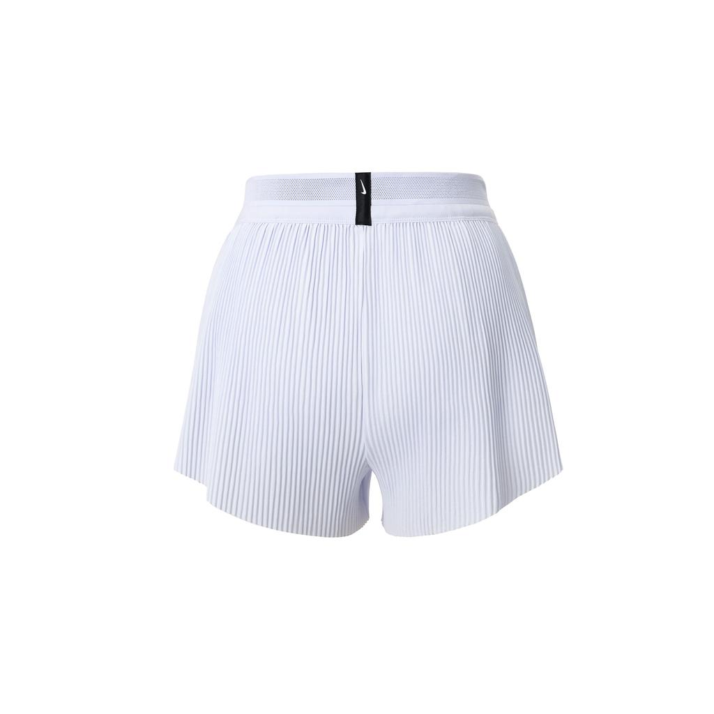 Nike Solid Color Lace-Up Mid-Rise Casual Lined Sports Shorts Women Shorts Blue FN2329085