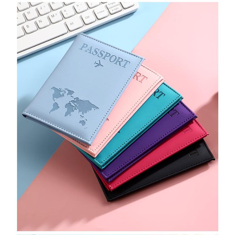 New Popular Passport Protective Cover Pu Passport Holder, Ticket Holder, Spot Passport Bag.