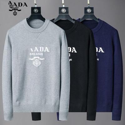 Unisex Luxury PD Letter Jacquard Knit Pullover - A/W 25 Collection