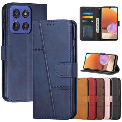 Funda de Cuero con Tapa para Motorola Edge 60 Fusion Moto G86 Power G56 Edge60 Pro G66Y 5G Fundas Magnéticas Soporte Billetera Cubierta de Teléfono
