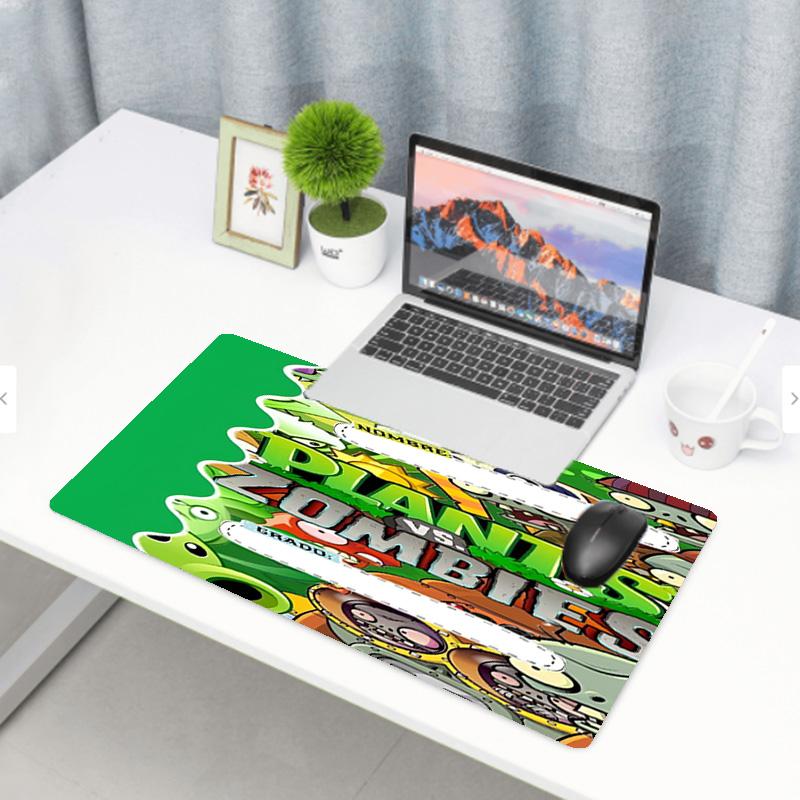 Plants vs. Zombies Print Mouse Pad, Anti‑Slip Desktop keyboard Mat, for PC Laptop Gaming Working Daily Use, Cool Festival Surprise Gift