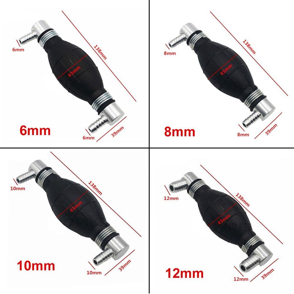 Ruční sifonové čerpadlo Kapalné vodní nářadí Nástroje 6mm/8mm/10mm/12mm Přenosné pryžové hliníkové Ruční olejové čerpadlo Ruční palivové čerpadlo