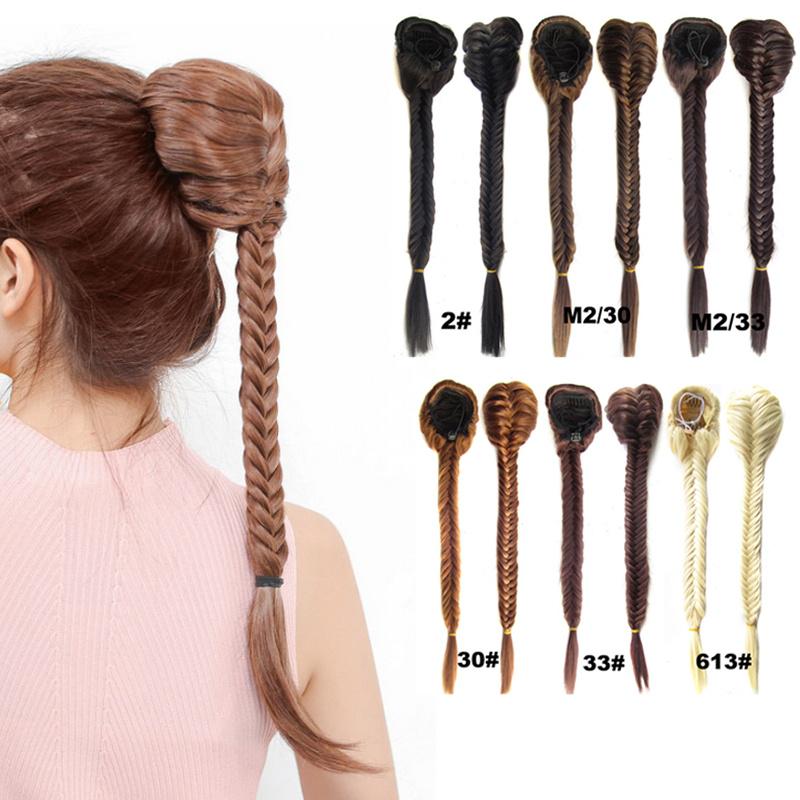 Buy Women's 1PC In On Drawstring Braid Ponytail Thick Wavy Clip ...