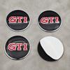 For VW Volkswagen Jetta MK5 Golf 4pcs 56mm Aluminum Car Wheel Center Hub Caps Stickers Emblem Badge For Volkswagen VW Golf 4 5 6