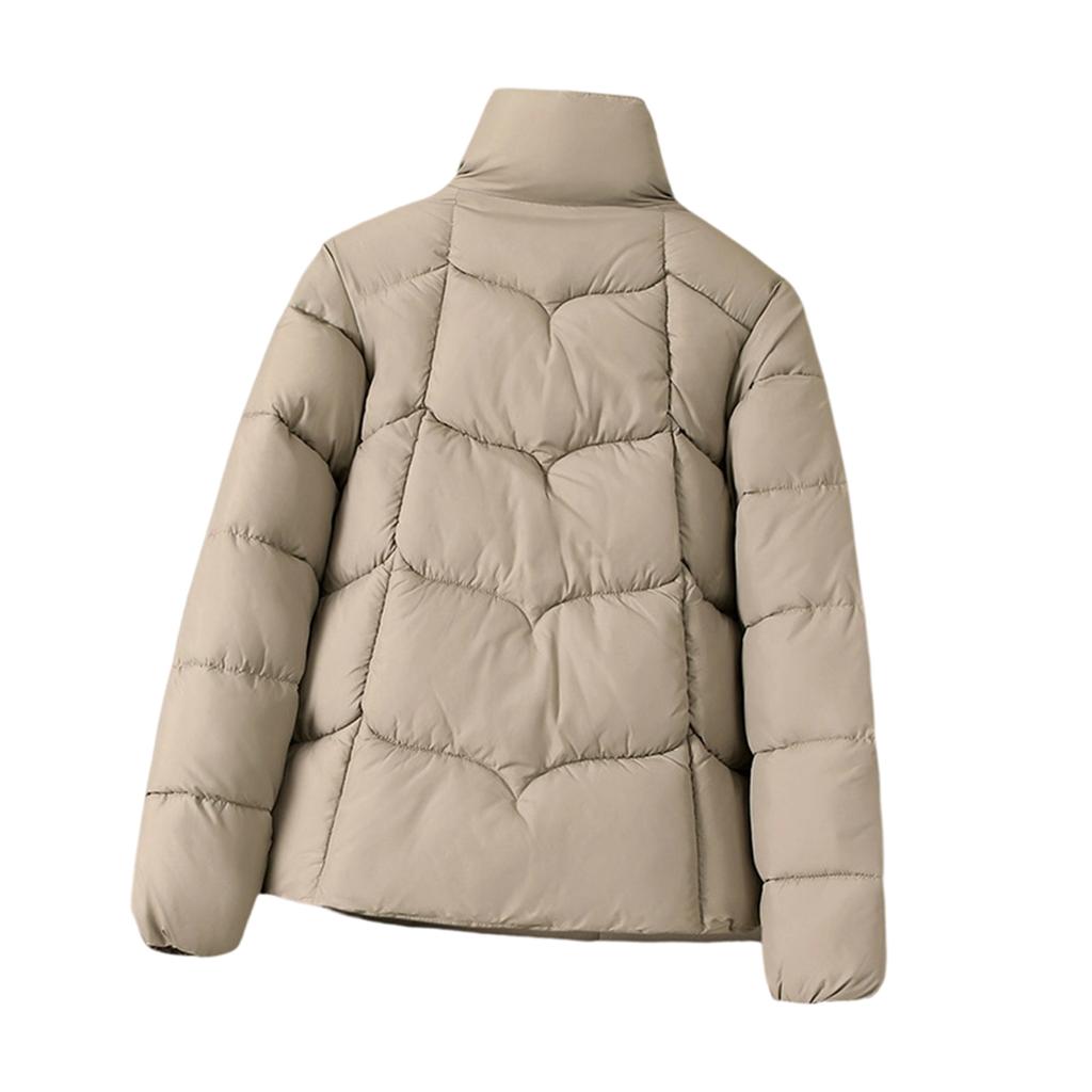 Women's Stand-up Collar Versatile Loose Warm Fashionable Cotton Jacket