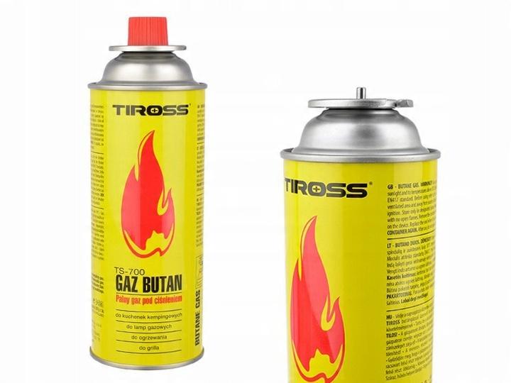 Kuchenka Gazowa Polowa Turystyczna Przenośna + Adapter + Gaz Kartusz 400Ml