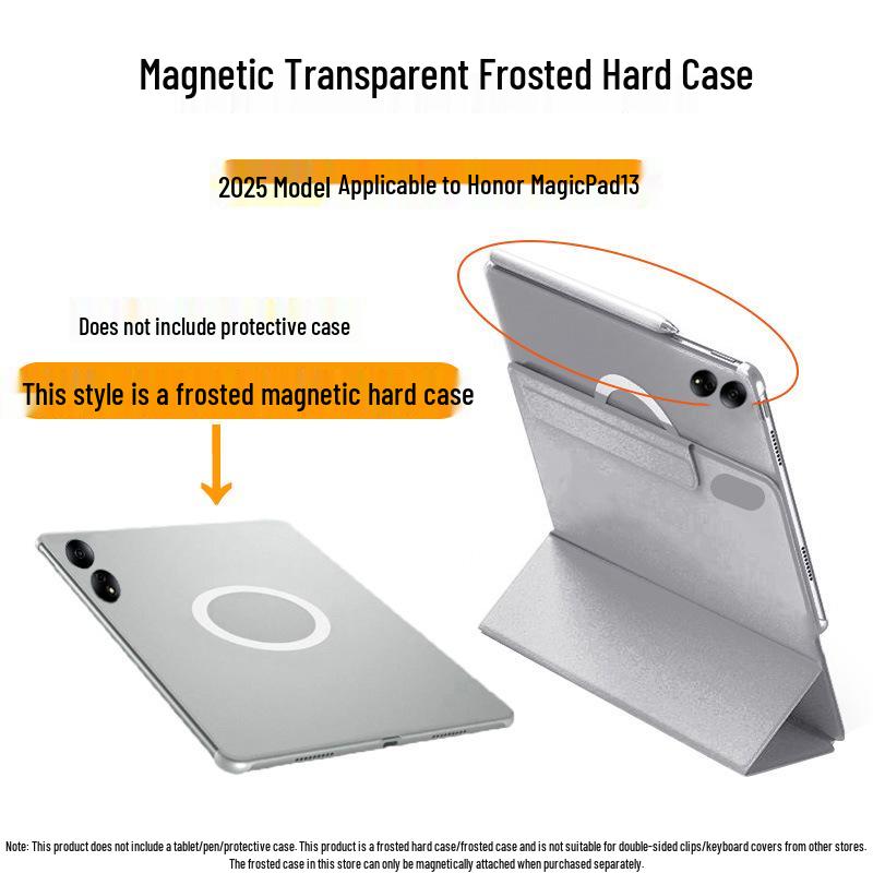 Honor Tablet 13-inch Magnetic Detachable Protective Case, X9Pro Hard Shell Half-Cover Honor Tablet V8 [11 inch] 2023