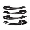 For Mercedes Benz A B C E Class W177 V177 W247 W213 X253 W205 2016-22 ABS Carbon Fiber Car ABS Chrome Door Handle Cover Trim LHD