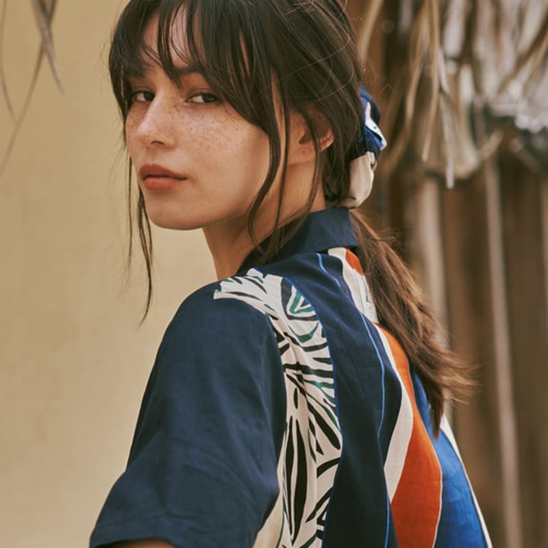 

ZZZ BY ULLALA Пончо Скранчи Темно-синий (40 кол) FREE