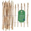 Clôture De Jardin - CREATIVE HOME - Bois De Noisetier - Hauteur 80 Cm - Longueur 5 M - Espacement 7-9 Cm
