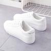Fashion Women's Vulcanize Shoes New In Casual Classic Solid Color PU Leather Shoes Woman Casual White Shoes Sneakers